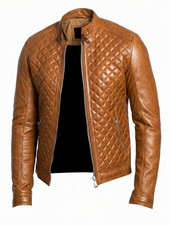 Veste En Cuir Pour Homme En