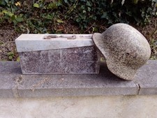 casque  allemand ww2 avec une