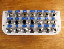 Schaublin L20 and Edelstaal Collet Set, Emco, Maximat, Machinist