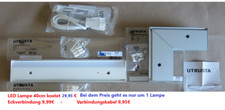LED lamp Ikea Utrusta 40 cm aluminium white painted, original packaged - original pr.49.00 €