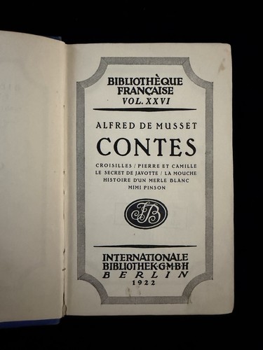 1922 alfred musset - 1922,