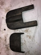 2000-2005 Mitsubishi Eclipse front seat bolt cap plastic pair dirty X6