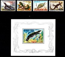 Belgique Zoo d'Anvers 1965 Bloc n° 1344 / 1348 neufs**