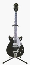 Figurine guitare miniature GRETSCH Guitar Collection G6128T-1962 Duo Jet 1/8 ...