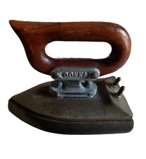 Antique Wood Handle Electric