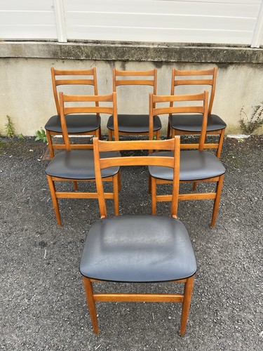 Ensemble chaises vintage - 6,