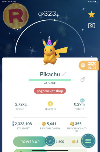 Shiny pikachu purple party - purple, hat