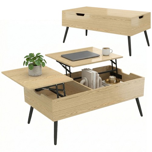 Homcom table basse relevable - basse,