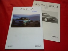 Opel Astra F Convertible Base Ambience Bertone Edition Brochure + Price List 1997