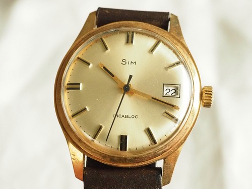 Montre vintage sim - sim, incabloc