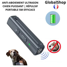 Anti-Aboiement Ultrason Chien Puissant | Répulsif Portable 5m Efficace