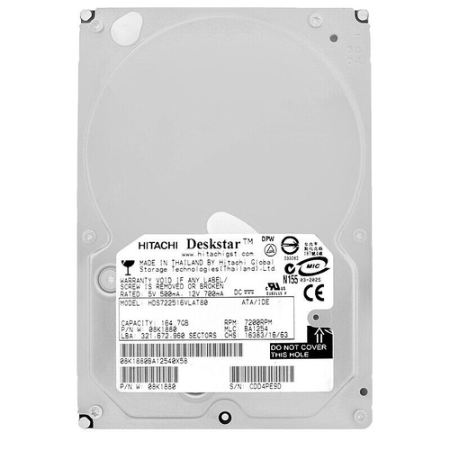 Hitachi 160go hds722516vlat80 - hitachi,