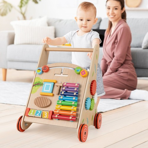 Trotteur bois pour bébé - bois,