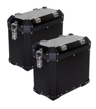 Paire de valises latérales 38L aluminium 45x24x39 moto + kit de fixation S-LI...