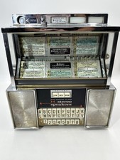 Vintage Seeburg SC1 Chrome Wallbox Jukebox With Key Diner Style Music Selector