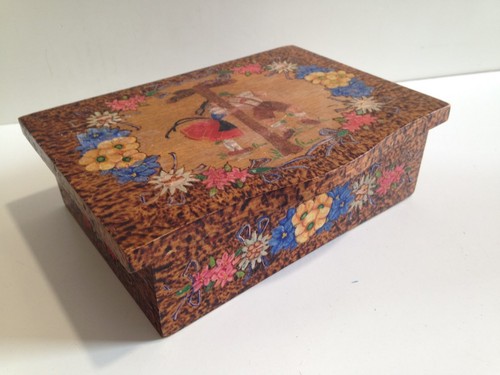 Jolie boite bois rangement - boite,