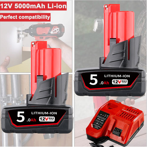 0ah pour batterie chargeur - 5.0ah, batterie/chargeur