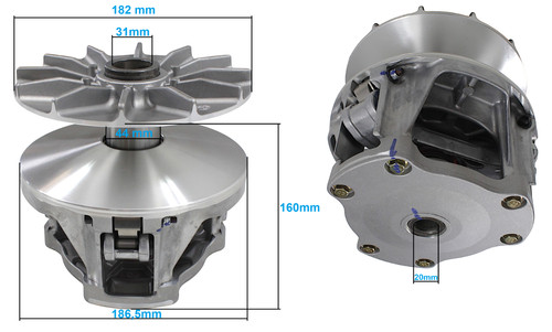 Variateur embrayage - variateur, d'embrayage