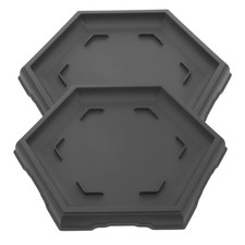  2 Pcs Soucoupes Pot De Fleur