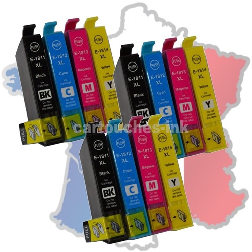 Pack cartouches encre - pack, 12