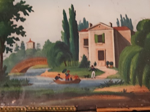 Boîte fixé sous verre - , 19eme