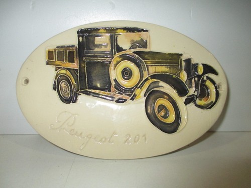 Peugeot 201 plaque - 201, céramique