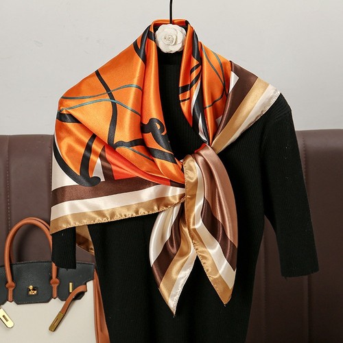 Foulard femme 90x90cm satin