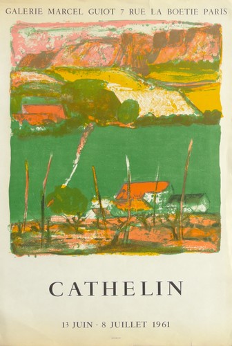 Bernard cathelin affiche - cathelin,
