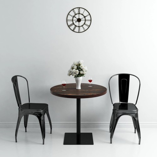 Table bistro mdf acier - table,