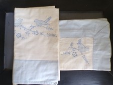 poupée ancienne parure drap pour berceau lit landau