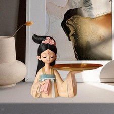 Girl Statue Gift Storage Tray