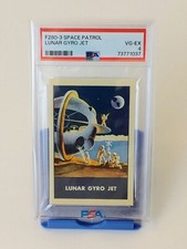 1953 F280-3 Chex Space Lunar Gyro Jet Trading Card PSA 4