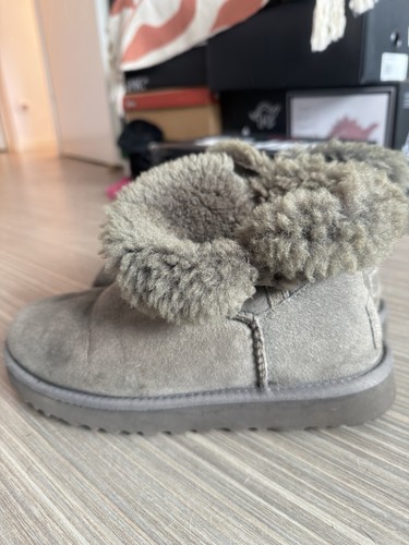 Ugg bottillons femme daim gris - daim,