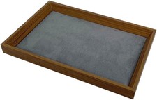 Plateau Bijoux Bois Suédine