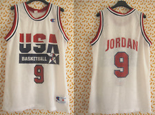 Maillot Basket USA Michael Jordan 1992 #9 Champion Shirt Vintage Jersey - M