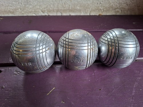 Rare triplette boule - boule, de