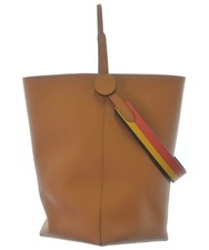 HERMES Licol 19 Tote Bag Evercolor Leather Brown 2018 2200490008014