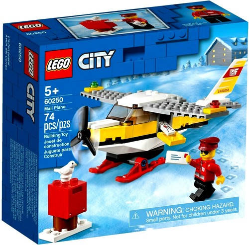 Lego city 60250 mail plane - city,