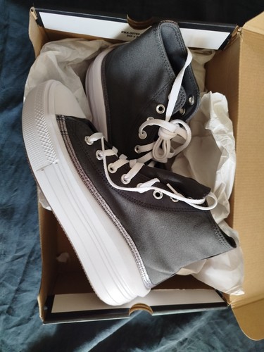 Converse compensées col - col., gris