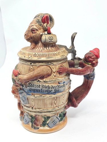 Ram head bock monkey - monkey, #1283