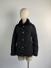 MARITHE FRANCOIS GIRBAUD Puffer Black Multipocket With Belt Jacket Size L
