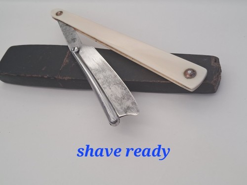 Antic straight razor shave - straight,