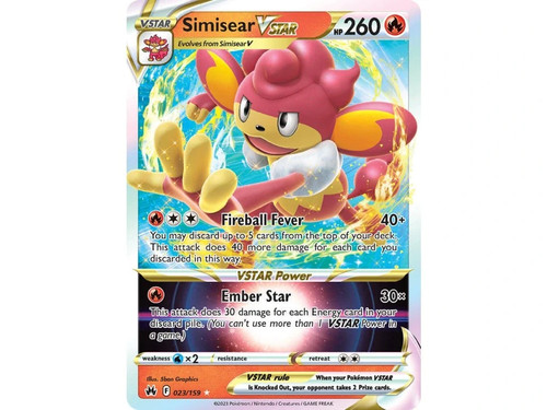 Pokemon tcg simisear - pokemon,