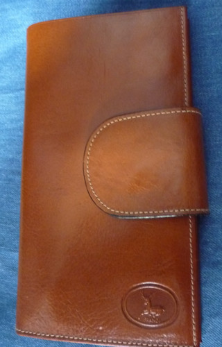 Porte feuille cuir vintage - cuir,