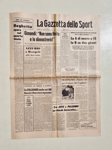 Gazzetta dello sport août - gazzetta,