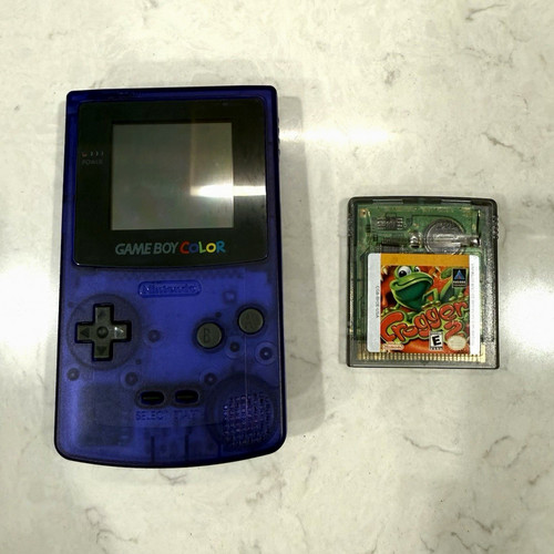 Nintendo game boy color blue - boy,