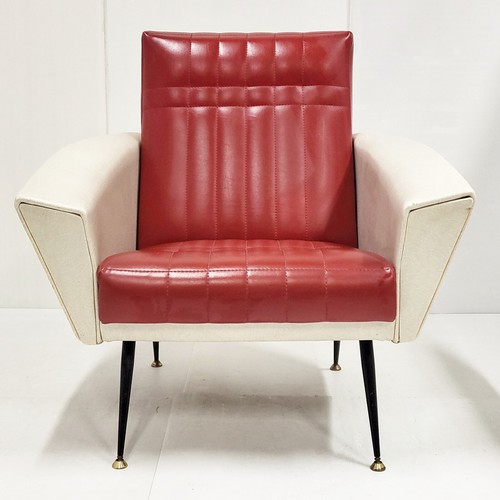 Fauteuil vintage 1950 francais - fauteuil,