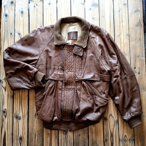 Vintage 80s 90s - , leather