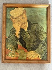 Tableau Vintage Van Gogh - Reproduction « Portrait du Professeur Gachet »