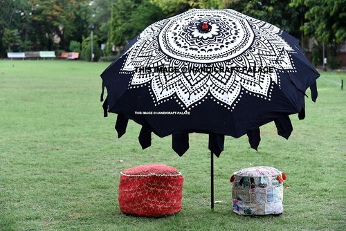 Parasol indien noir - parasol,